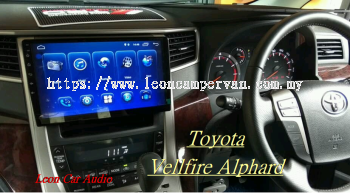 toyota alphard vellfire anh20 OEM 10" FHD Android Wifi GPS USB Player