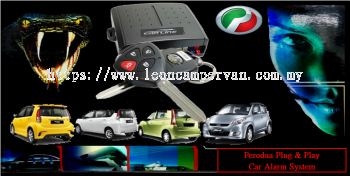 Perodua Key Myvi Viva Alza Plug and Play Full Set Car Alarm System