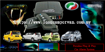 Perodua Myvi Viva Alza Plug and Play Full Set Car Alarm System