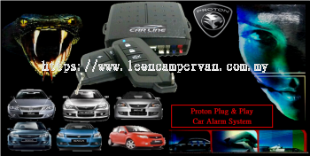 Proton Saga Waja Persona Gen2 Savvy Plug and Play Set Car Alarm System