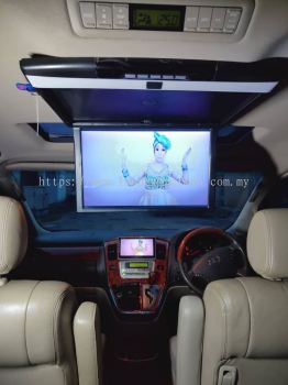 Leon Toyota Alphard ANH10 17.3" fhd hdmi usb mp4 roof led monitor