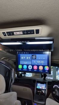 Toyota Vellfire Alphard anh20 17.3" fhd hdmi usb mp4 roof led monitor