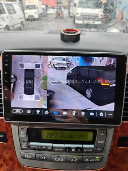 Toyota Alphard ANH10 oem 9" android wifi gps 360 camera player