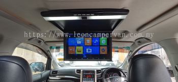 Toyota Vellfire Alphard anh20 17.3" android tv Netflix YouTube wifi usb hdmi mp5 roof led monitor