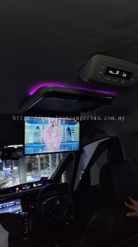 Honda stepwgn spada 14" fhd hdmi usb mp4 roof led monitor