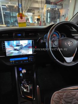 Toyota altis oem 10" android wifi gps 360 camera player