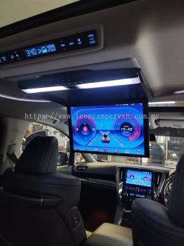 Toyota Vellfire Alphard agh30 17.3" full hd hdmi usb mp4 roof led monitor