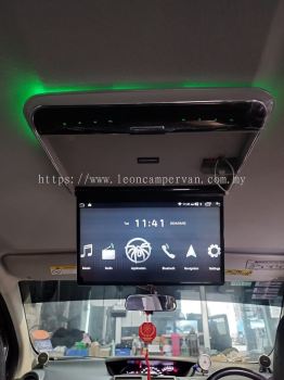 Perodua alza 14" fhd hdmi usb mp4 roof led monitor