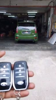 Perodua old myvi PKE fully Keyless intelligent smart alarm system with Push start button and engine auto start