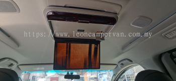 Toyota Vellfire Alphard anh20 14" fhd hdmi usb mp4 roof led monitor