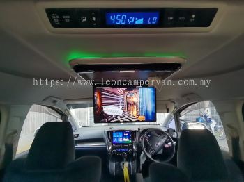 Toyota Vellfire Alphard agh30 14" fhd hdmi usb mp4 roof led monitor