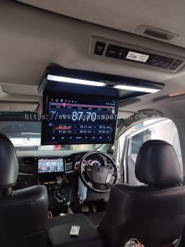 Leon Toyota Vellfire Alphard anh20 17.3" fhd hdmi usb mp4 roof led monitor