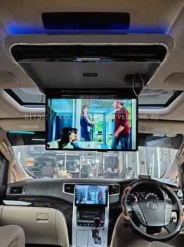 Leon Toyota Vellfire Alphard anh20 14" fhd hdmi usb mp4 roof led monitor