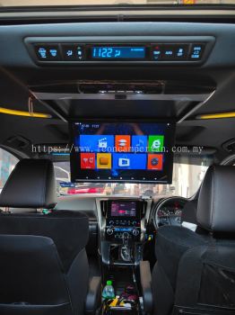 Leon Toyota Vellfire Alphard agh30 17.3"fhd android Netflix YouTube wifi usb mp5 roof led monitor