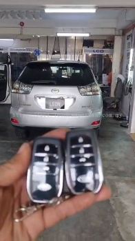 Leon Toyota Harrier PKE fully Keyless intelligent smart alarm system with Push start button and engine auto start