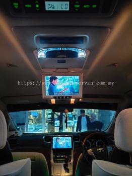 Leon Toyota Vellfire Alphard anh20 9" full hd roof led monitor