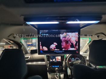 Leon Toyota Vellfire Alphard agh30 17.3" full hd hdmi usb mp4 roof led monitor