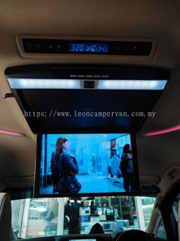 Leon Toyota Vellfire Alphard agh30 17.3" full hd hdmi usb mp4 roof led monitor