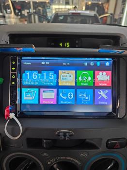 Leon Toyota hilux vigo 7" usb mp5 radio Bluetooth player