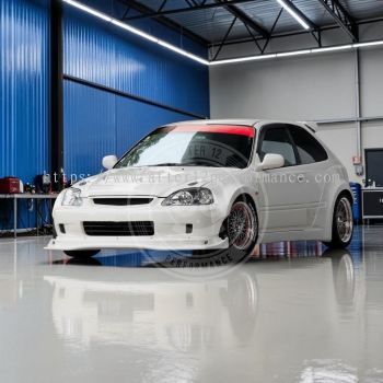 M&M Style Wide Bodykit for Honda Civic EK9 1999-2000