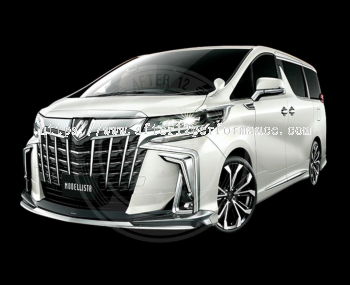 Modellista 2018 Aero Style bodykit for Toyota Alphard 30 15-22