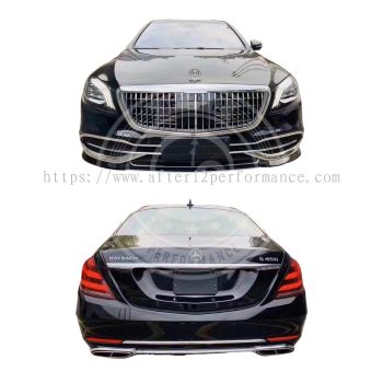 Mercedes benz W222  MAYBACH 2018 Facelift Bodykit Conversion for Mercedes Benz W222 S class 2014-2017