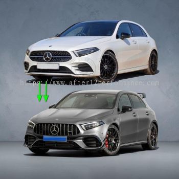 A45s AMG Style Bodykit for Mercedes Benz A Class W177/V177 Hatchback / Sedan