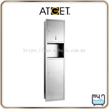 Atget TD-8334S-1200 Paper Towel Dispenser & Waste Receptacle