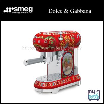 Smeg ECF01DGUK Dolce & Gabbana Espresso Coffee Machine - Sicily Is My Love