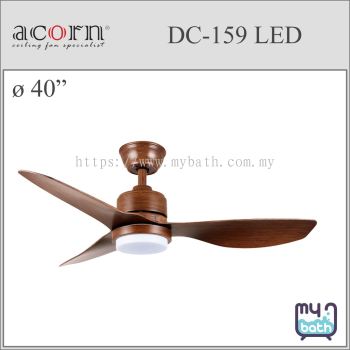 Acorn DC-159 LED 40" Ceiling Fan - Wood