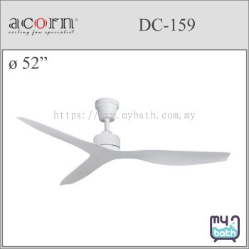 Acorn DC-159 NL 52" Ceiling Fan - White