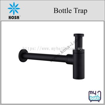 Kosa BS002R32-BK Totem Basin Bottle Trap- Black