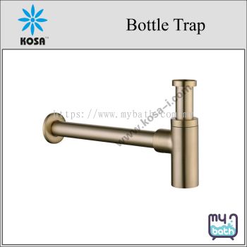 Kosa BS002R32-GM Totem Basin BottleTrap-Matte Gold