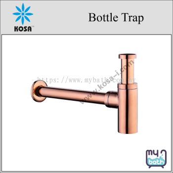 Kosa BS002R32-RG Totem Bsin Bottle Trap - Rose Gold