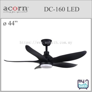 Acorn DC-160 LED 44" Ceiling Fan - Black