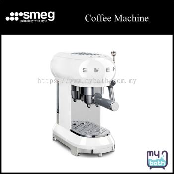 Smeg ECF01WH Espresso Coffee Machine - White