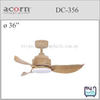 Acorn DC-356 NL / LED 36" Ceiling Fan - Wood