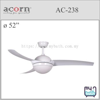 Acorn AC-238 52" Ceiling Fan - White