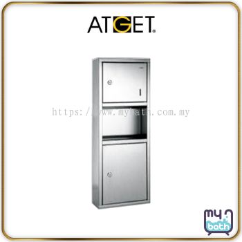 Atget TD-8333S Paper Towel Dispenser & Waste Receptacle