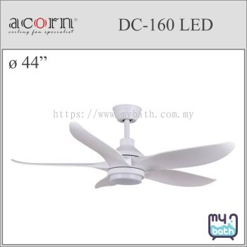 Acorn DC-160 LED 44" Ceiling Fan - White