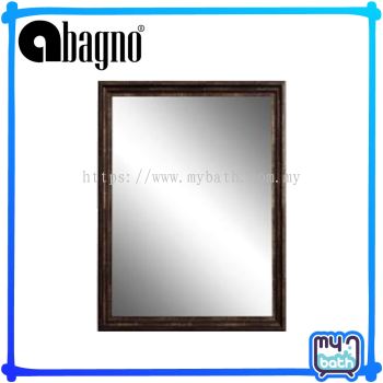 Abagno WL-7050-BR Wooden Frame Mirror - Brown