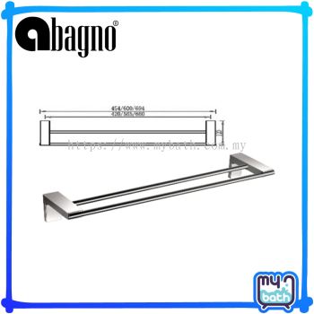 Abagno AR-4930D 70cm Double Towel Bar