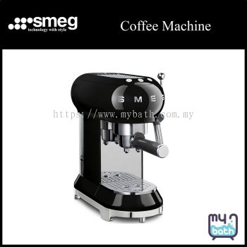 Smeg ECF01BL Espresso Coffee Machine - Black