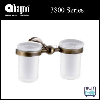 Abagno AR-3884D Double Tumbler Holder - Bronze