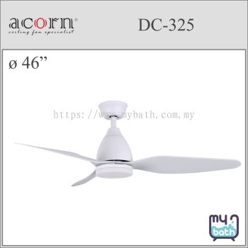 Acorn DC-MS325 NL / LED 46" Ceiling Fan - White