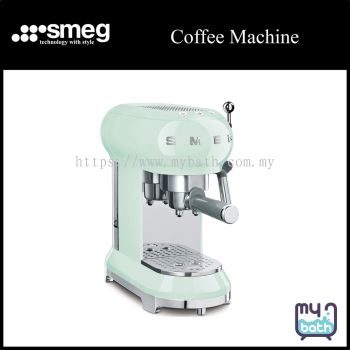 Smeg ECF01PG Espresso Coffee Machine - Pastel Green