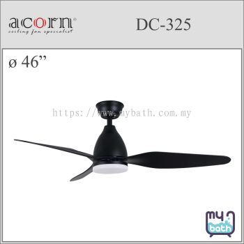 Acorn DC-MS325 NL / LED 46" Ceiling Fan - Black