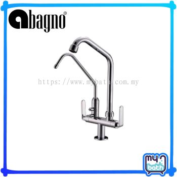 Abagno T-81102F 2-Way Pillar Sink Tap with Filter Spout