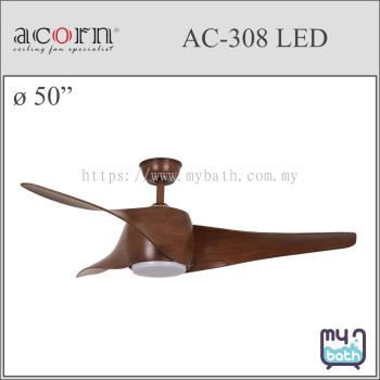 Acorn AC-308 LED 50" Ceiling Fan - Wood