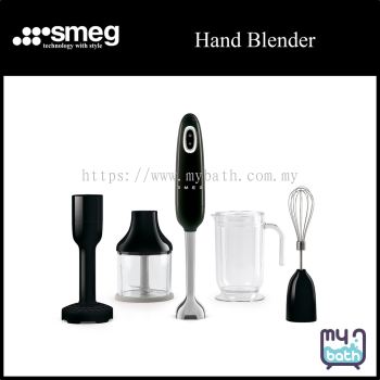 Smeg HBF02BL Hand Blender with Accessories Set - Black